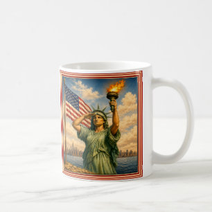 Mug Statue de la Liberté - Saluts à l'amour de NYC et