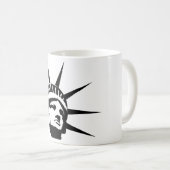 Mug Statue de l'Amérique de la liberté (Devant droit)