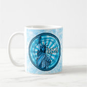 Mug Statue De Liberty Blue USA (Gauche)