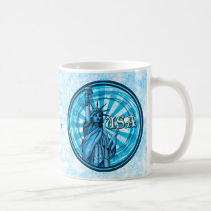 Mug Statue De Liberty Blue USA