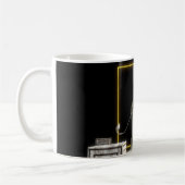 Mug Statue de lion de pierre et d'or (Gauche)