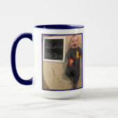 Mug Statue de naissance de bébé garçon bleu minuit Pho (Gauche)