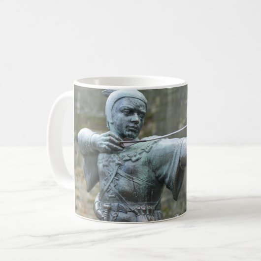 Mug Statue de Robin Hood, Nottingham (Devant gauche)