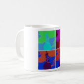 Mug Statue de style pop art de la liberté (Devant gauche)