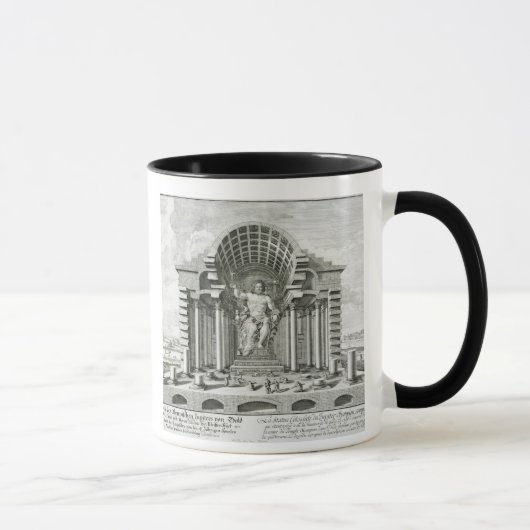 Mug Statue de Zeus olympien, faite par Phidias en or a (Droite)