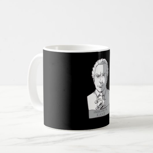 Mug Statue d'Emmanuel Kant (Devant gauche)