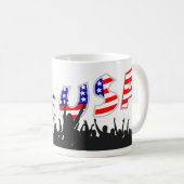 Mug Statue du poème de la liberté, Une nation d'immigr (Devant droit)