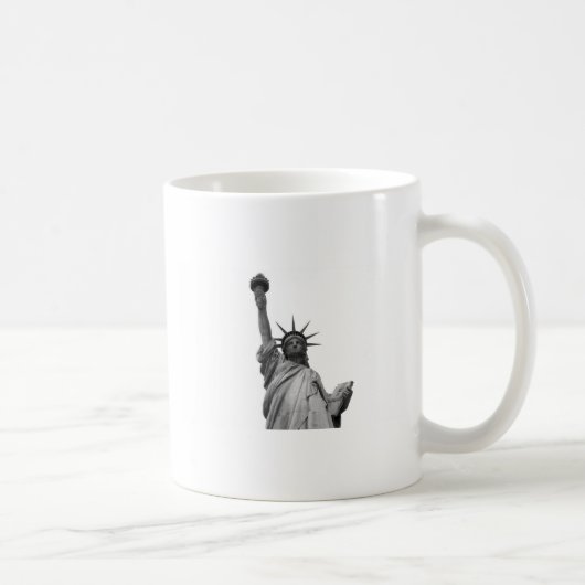 Mug Statue noire et blanche de la Liberté (Droite)