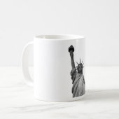 Mug Statue noire et blanche de la Liberté (Devant gauche)