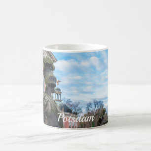 Mug Statues de chevalier en pierre près du palais à Po