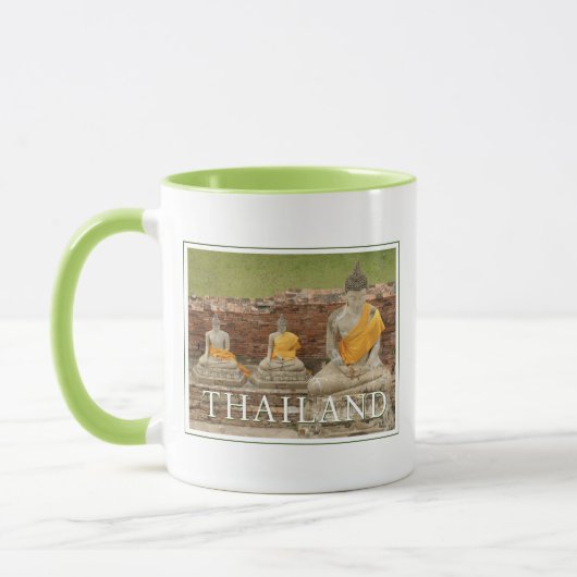 Mug Statues des Bouddhas assis | Ayutthaya, Thaïlande (Gauche)