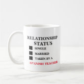 Mug Statut de la relation Enseignant espagnol (Gauche)