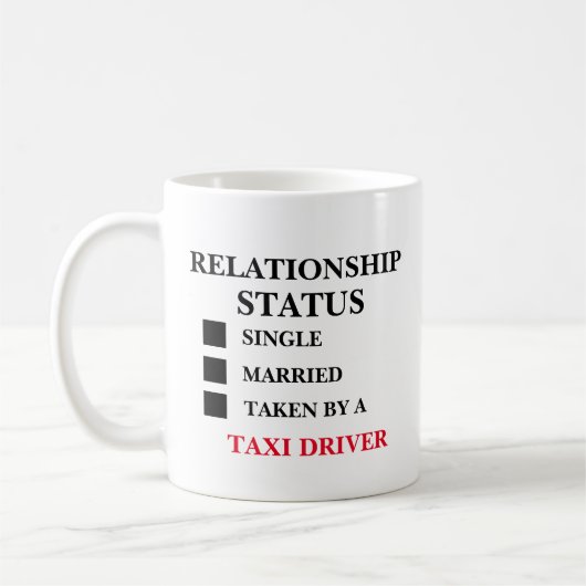 Mug Statut de la relation Taxi Driver (Gauche)
