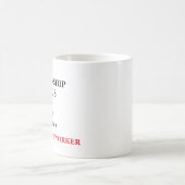 Mug Statut de la relation Travailleur de garde d'enfan (Centre)