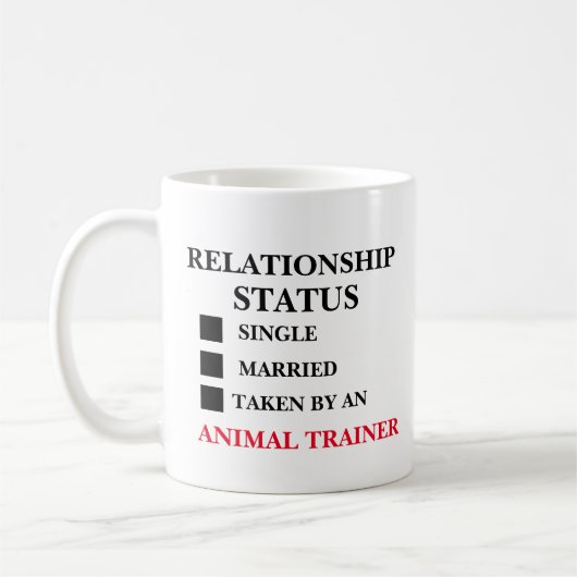 Mug Statut de relation Dresseur d'animaux (Gauche)