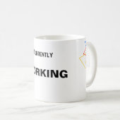 Mug Statut de travail simple (Devant droit)