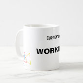 Mug Statut de travail simple (Devant gauche)