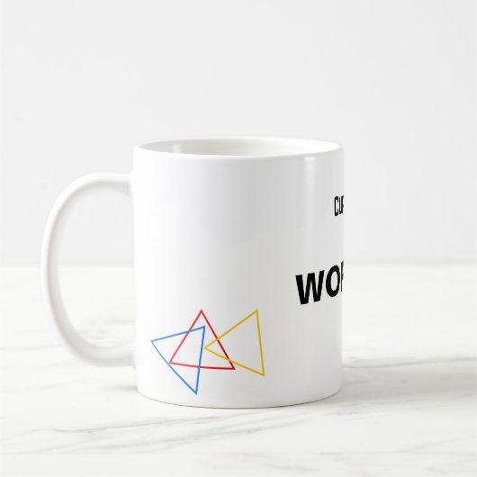 Mug Statut de travail simple (Gauche)