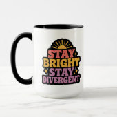 Mug Stay Bright, Stay Divergent (Gauche)