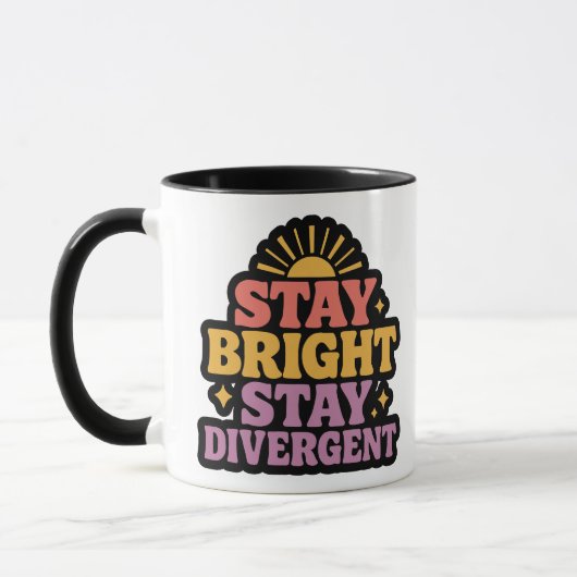 Mug Stay Bright, Stay Divergent (Gauche)