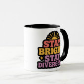 Mug Stay Bright, Stay Divergent (Devant droit)