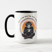 Mug Stay Calm and Sip Your Coffee Design  (Gauche)