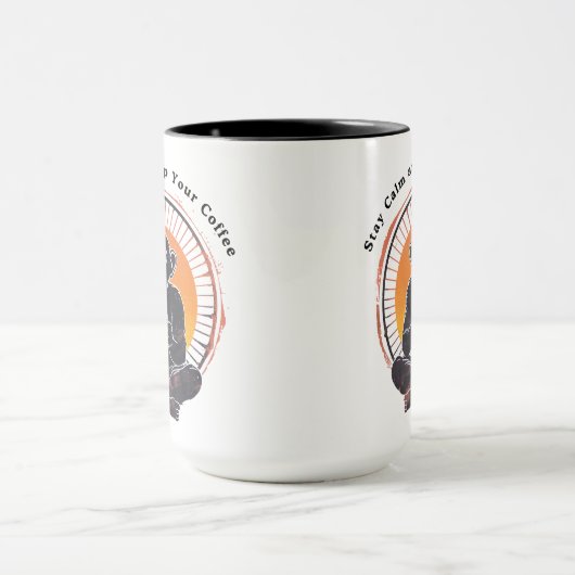 Mug Stay Calm and Sip Your Coffee Design  (Centre)