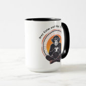 Mug Stay Calm and Sip Your Coffee Design  (Devant droit)