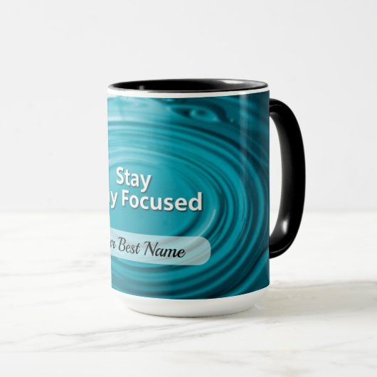 Mug Stay Focused Circle (Devant droit)