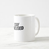 Mug Stay Focused Minimal Typography Sweatshirt (Devant droit)