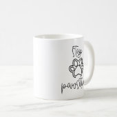 Mug Stay Pawsitive (Devant droit)