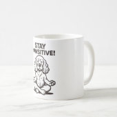 Mug Stay Pawsitive (Devant droit)