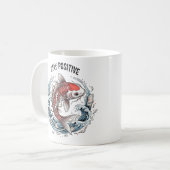 Mug Stay Positive - Japanese Koi Fish (Devant gauche)