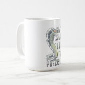 Mug Stay Sharp, Strike with Precision - Cobra Design (Devant gauche)