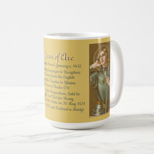 Mug Ste Jeanne d'Arc (JM 28) (Devant droit)