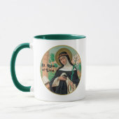 Mug Ste Rose de Lima (Détail ; K 48) (Gauche)