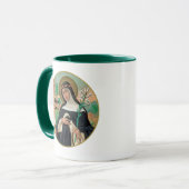 Mug Ste Rose de Lima (Détail ; K 48) (Devant gauche)