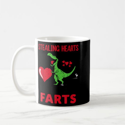 Mug Stealing Hearts And Blasting Farts T Rex Cute Todd (Gauche)
