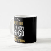 Mug Steam Train Driver Trainspotting Locomotive Vintag (Devant gauche)