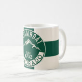 Mug Steamboat Green Ski (Devant droit)