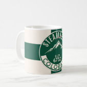 Mug Steamboat Green Ski (Devant gauche)