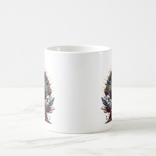 Mug Steampunk Bastille Day Tour Eiffel (Centre)