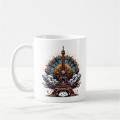 Mug Steampunk Bastille Day Tour Eiffel (Gauche)