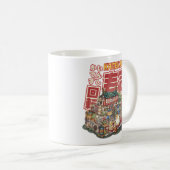 Mug Steampunk Cat Sushi Restaurant (Devant droit)