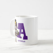 Mug Steampunk Girl Cosplay Fan Named Gift art par Leah (Devant gauche)