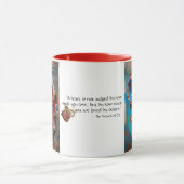 Mug Steampunk Le Portrait Homme Tin avec Citation (Centre)