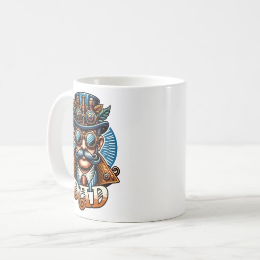 Mug Steampunk Papa (Devant gauche)