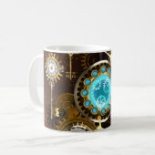 Mug Steampunk Rusty Background (Devant gauche)
