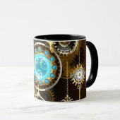 Mug Steampunk Rusty Background (Devant droit)