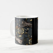 Mug Steampunk, scrapbooking (Devant gauche)